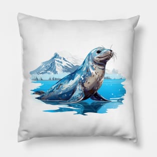 Leopard Seal Pillow