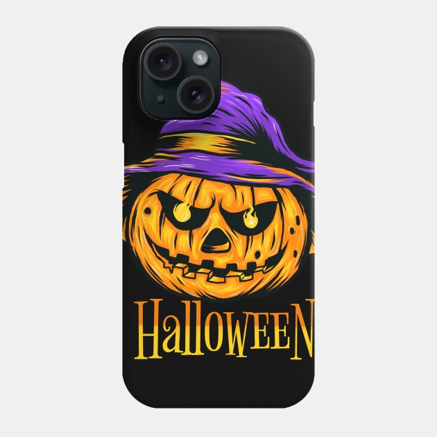 Halloween pumkin Phone Case by Blunts