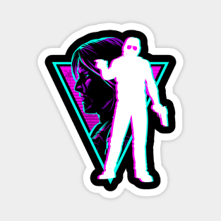 Retro CyberPunk Magnet