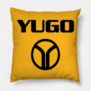 Yugo - small logo on chest Pillow