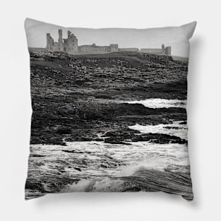 Dunstanburgh Castle in Northumberland, UK Pillow