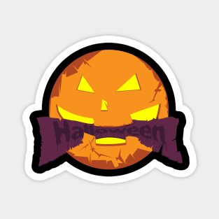 Scary symbol on Halloween celebration Magnet