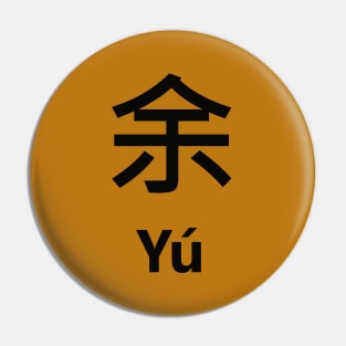 Chinese Surname Yú Pin