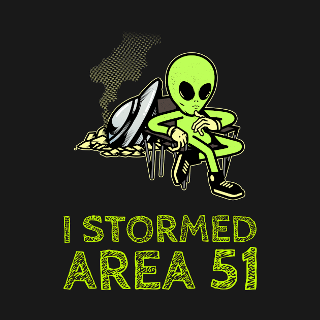 I Stormed Area 51 by CANVAZSHOP