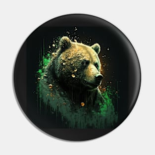 Bear Face Pin