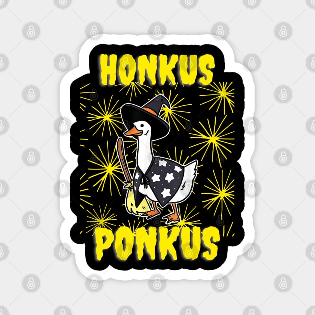 Honkus Ponkus | Honkus Ponkus Duck | Halloween Magnet by OrionBlue