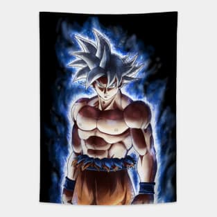 Ultra blue warrior Tapestry