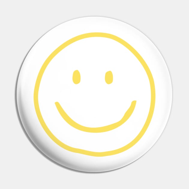 Smiley Face Pin by That Cheeky Tee