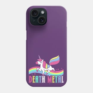 Unicorn Death Metal Phone Case