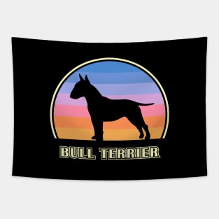 Bull Terrier Vintage Sunset Dog Tapestry