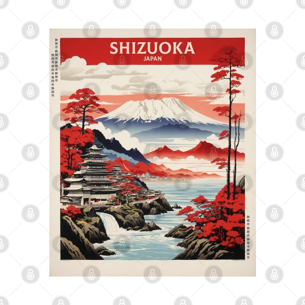 Shizouka Japan Travel Vintage Tourism Poster by TravelersGems