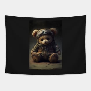 Pilot Teddy Bear Tapestry