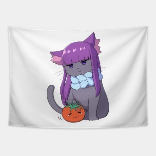 Cute Cat Fern Tapestry