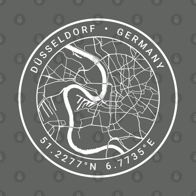 Dusseldorf Map by Ryan-Cox