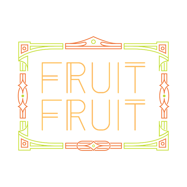 Fruit Fruit Couple's Shirt by GoAwayGreen