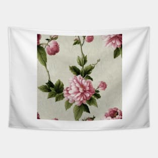 Floral Dusty Pink Vintage Pattern Tapestry