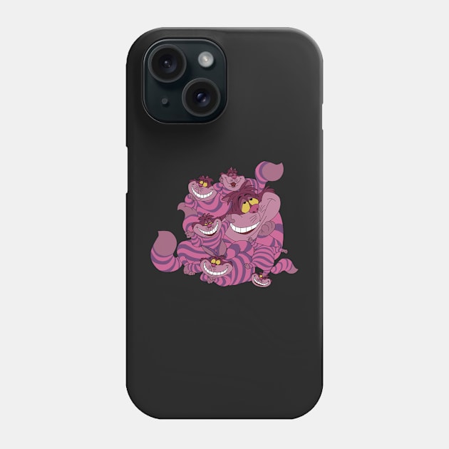 Cheshire cat Phone Case by thebeatgoStupid