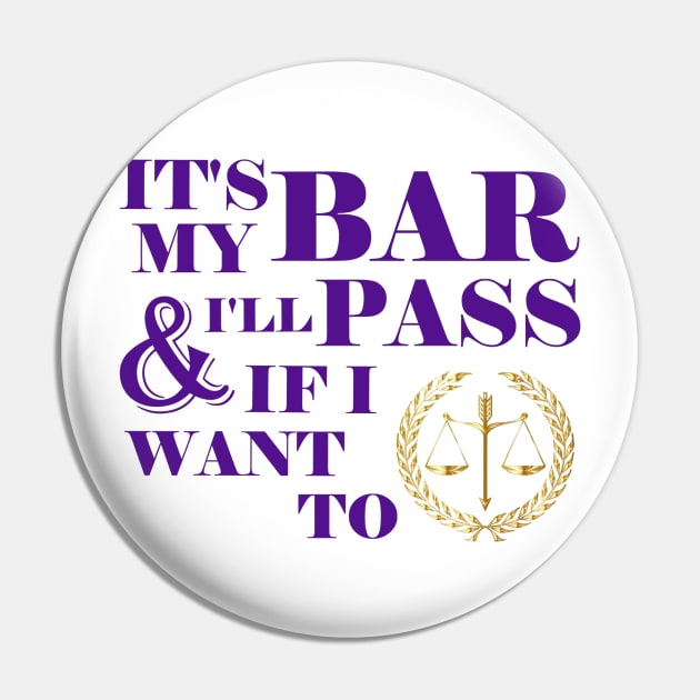 Own the Bar Pin by ALifeSavored