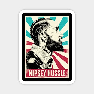 Vintage Retro Nipsey Hussle Magnet