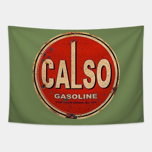 Calso Gasoline Tapestry by Midcenturydave