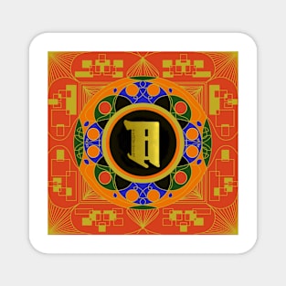 Mandala meets Art Deco - phase 1 Magnet