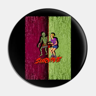 Zombie Survival Pin