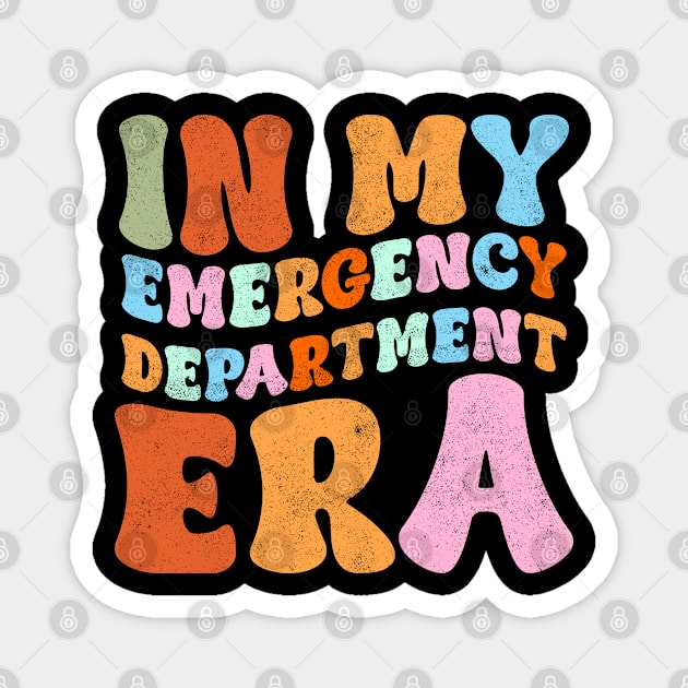 in My Emergency Department Era Funny Retro Magnet by Kavinsky