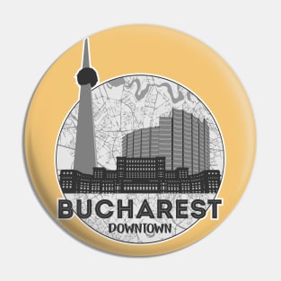 Bucharest Downtown Pin