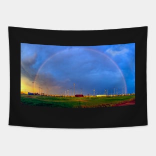 rainbow panorama Tapestry