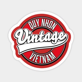 Quy Nhon vietnam retro logo Magnet