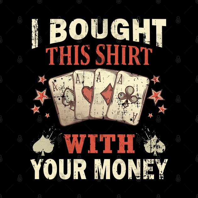 Funny Gambling Gift Poker Player Card Game Image by AlleyField