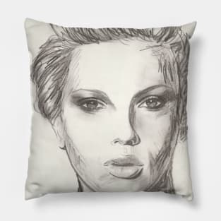 Scarlett Johansson Pillow