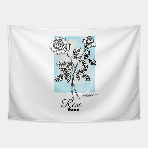 June birth flower - Rose Tapestry by RebekahMahoney