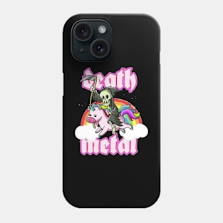 pony unicorn metal Phone Case