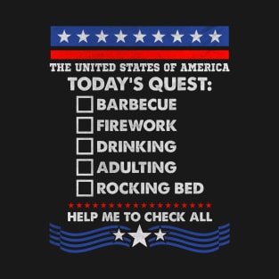 Today's Quest | 4th Of July T-Shirt