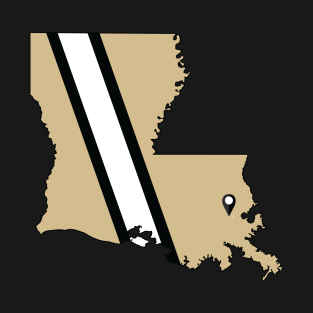 Saints T-Shirt - New Orleans Football by doctorheadly