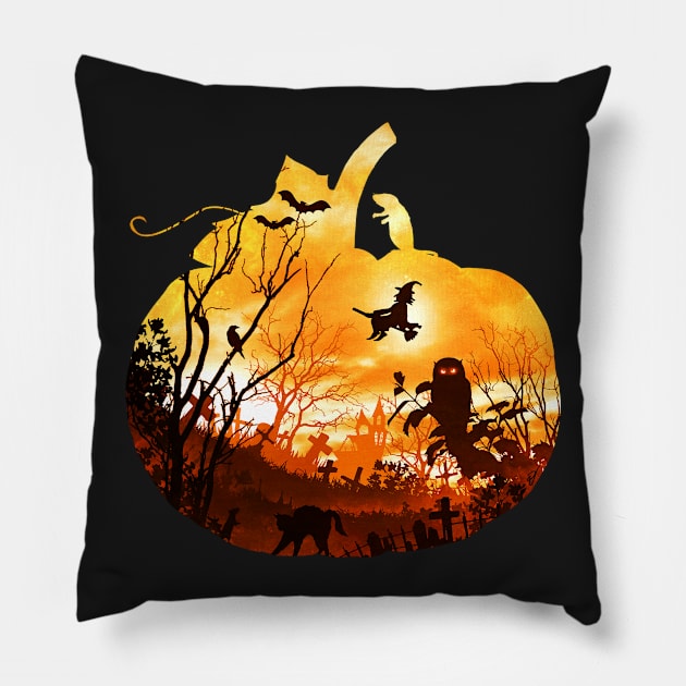 All Hallows Eve Pillow by DVerissimo