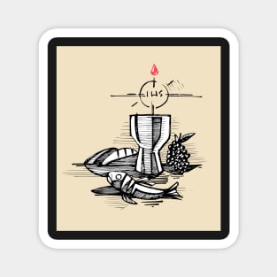 Eucharist Sacrament illustration Magnet