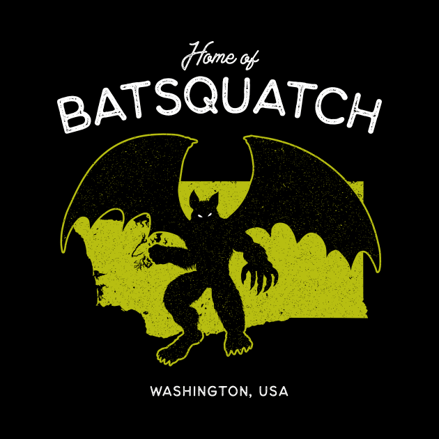 Home of Batsquatch – Washington, USA Cryptid by Strangeology