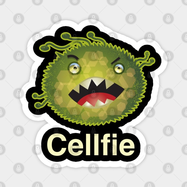 Cellfie Funny Medical Laboratory Scientist Tech Magnet by DanielLiamGill