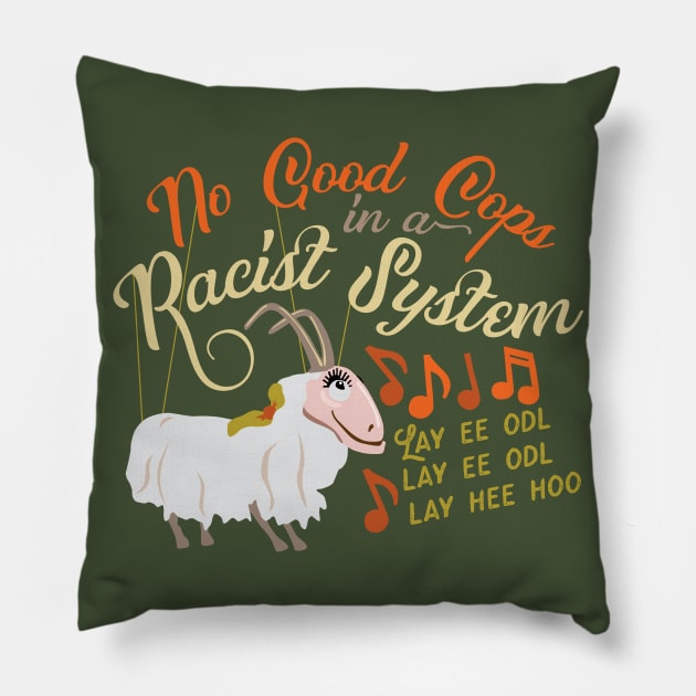 Yodeling Goat Pillow by leemeredith