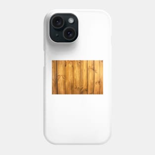 Varnished Wooden Wall Panels Phone Case