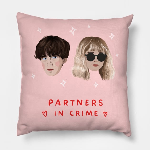 Partners in Crime Pillow by URGHH