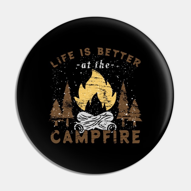 Camping Campfire Pin by Shiva121