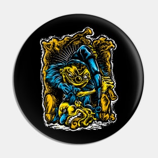 Clown Massacre Style Pin