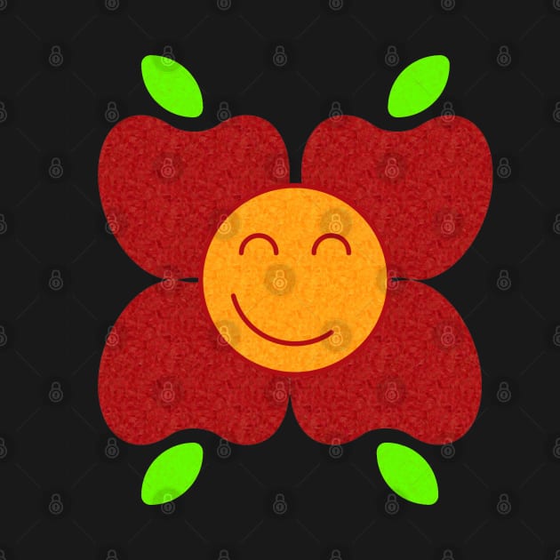 Happy Apples and Oranges Flower by TeachUrb