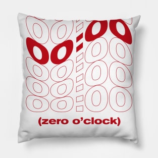 Zero O'Clock Pillow