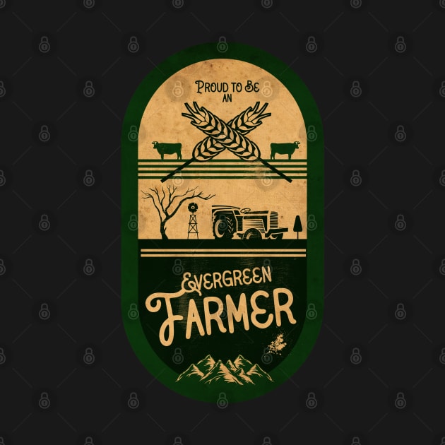 Evergreen Farmer by CTShirts