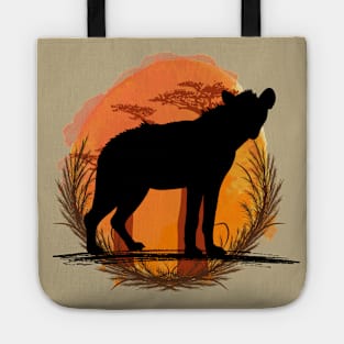 Hyena Silhouette - Savannah Tote