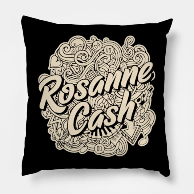 Rosanne Cash - Vintage Pillow by graptail